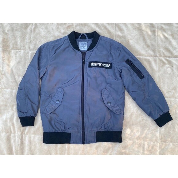 365 Kids from Garanimals grey Bomber jacket size 5 - Picture 1 of 8